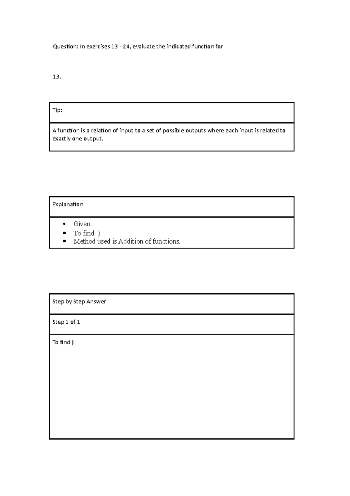 Mathematics Composite Functions Practice sets 1 - Question: In ...