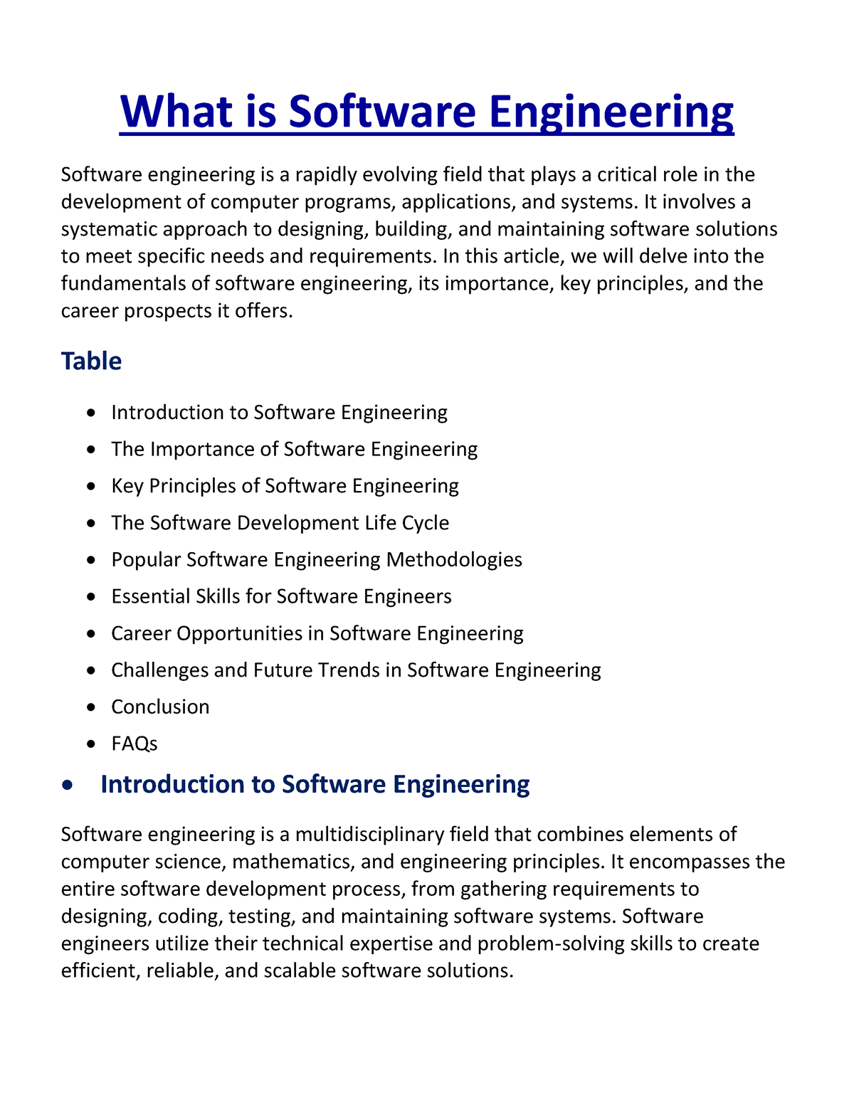 What is Software Engineering - What is Software Engineering Software ...