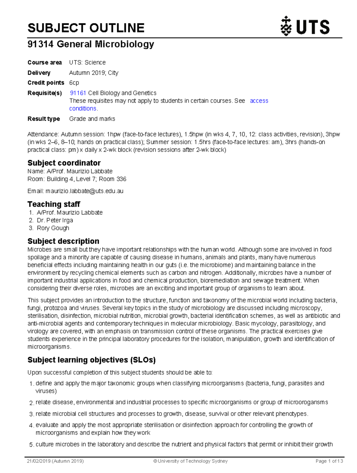 microbiology research paper example