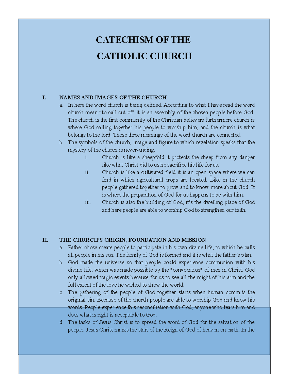 outline-for-theology-jhfy5e-catechism-of-the-catholic-church-i