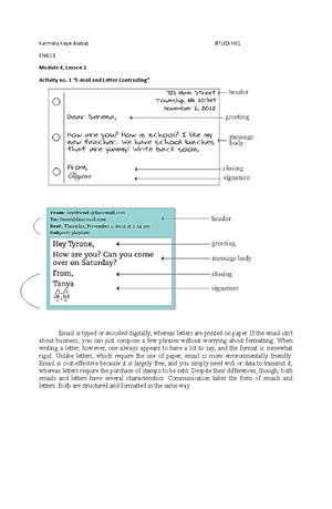 English 10, Module 5 - Curriculum and Assessment for Physical Education ...