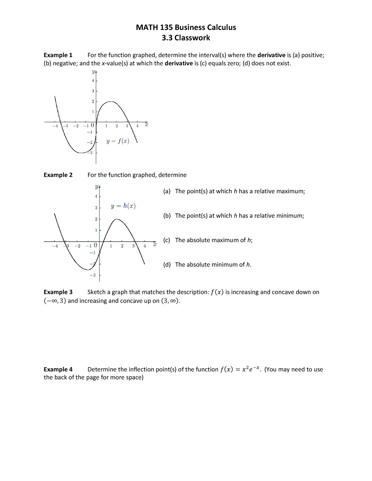 3.3 CW - class - MATH 135 - CSUF - Studocu