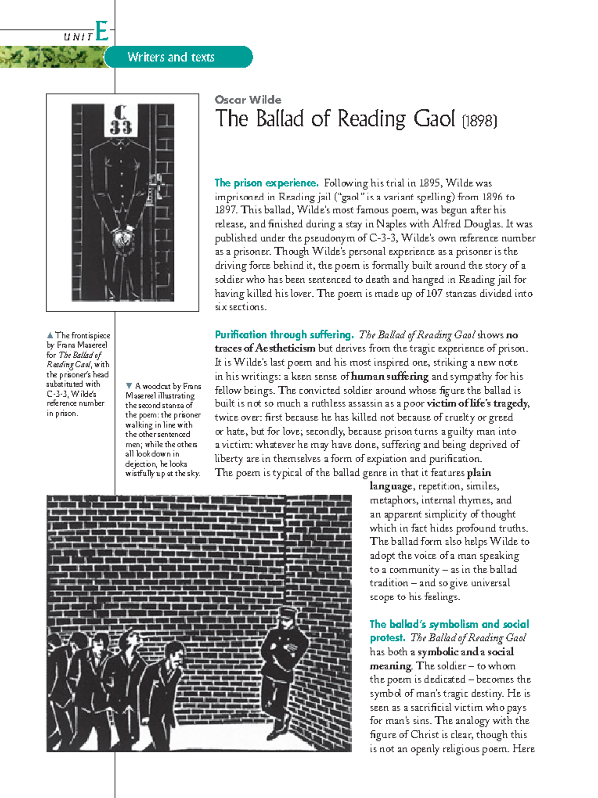 the ballad of reading gaol essay