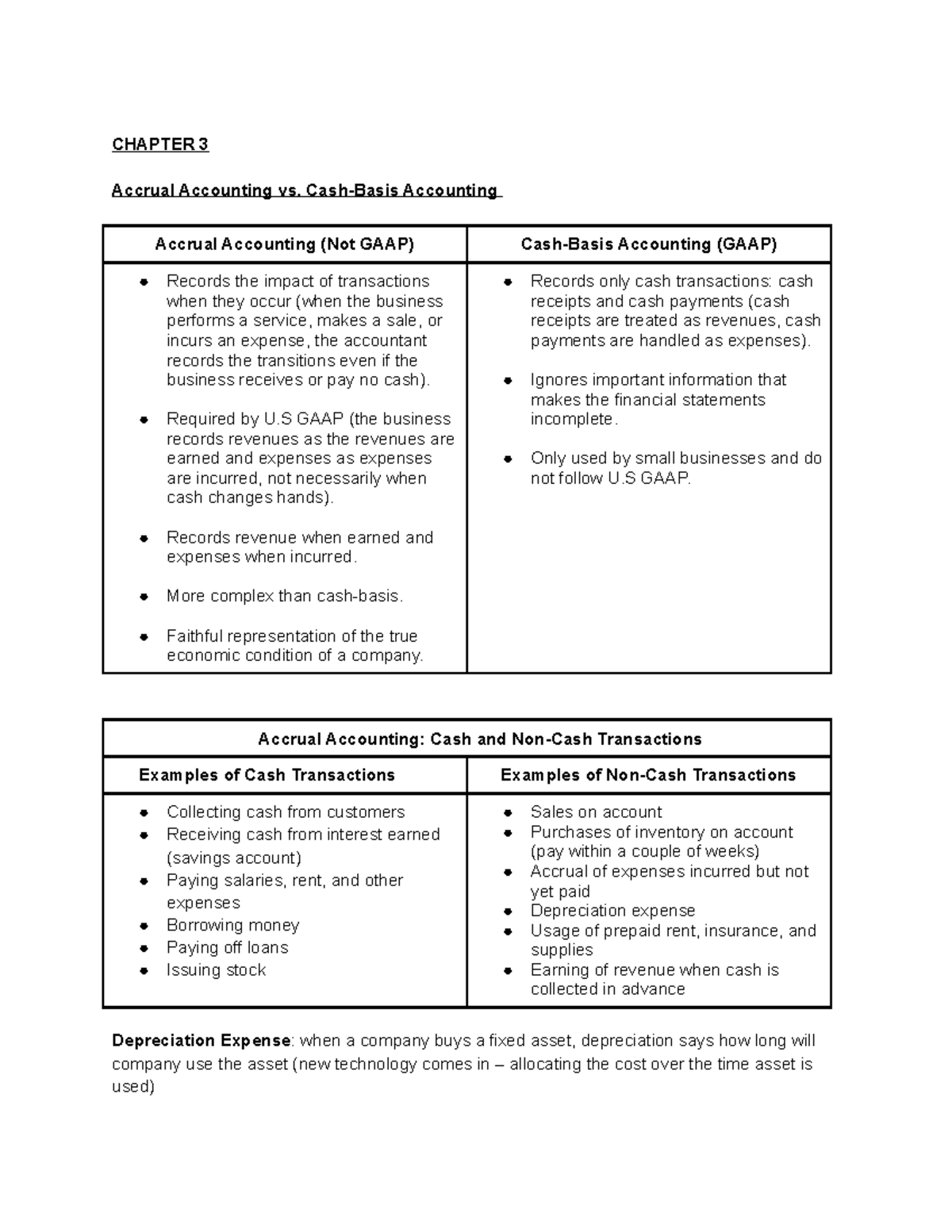 Chapter 3 and 4 Notes Prof John Koeplin CHAPTER 3 Accrual