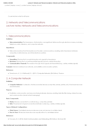 Lecture 2 Computer Organization and Architecture Computer Organization ...