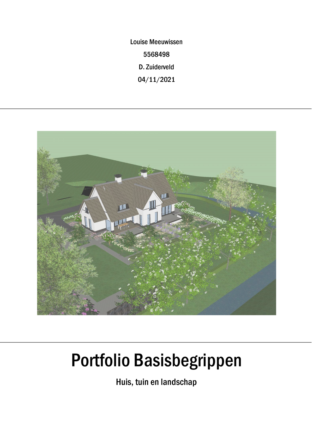 Portfolio Basisbgerippen GR1 - Louise Meeuwissen 5568498 D. Zuiderveld ...