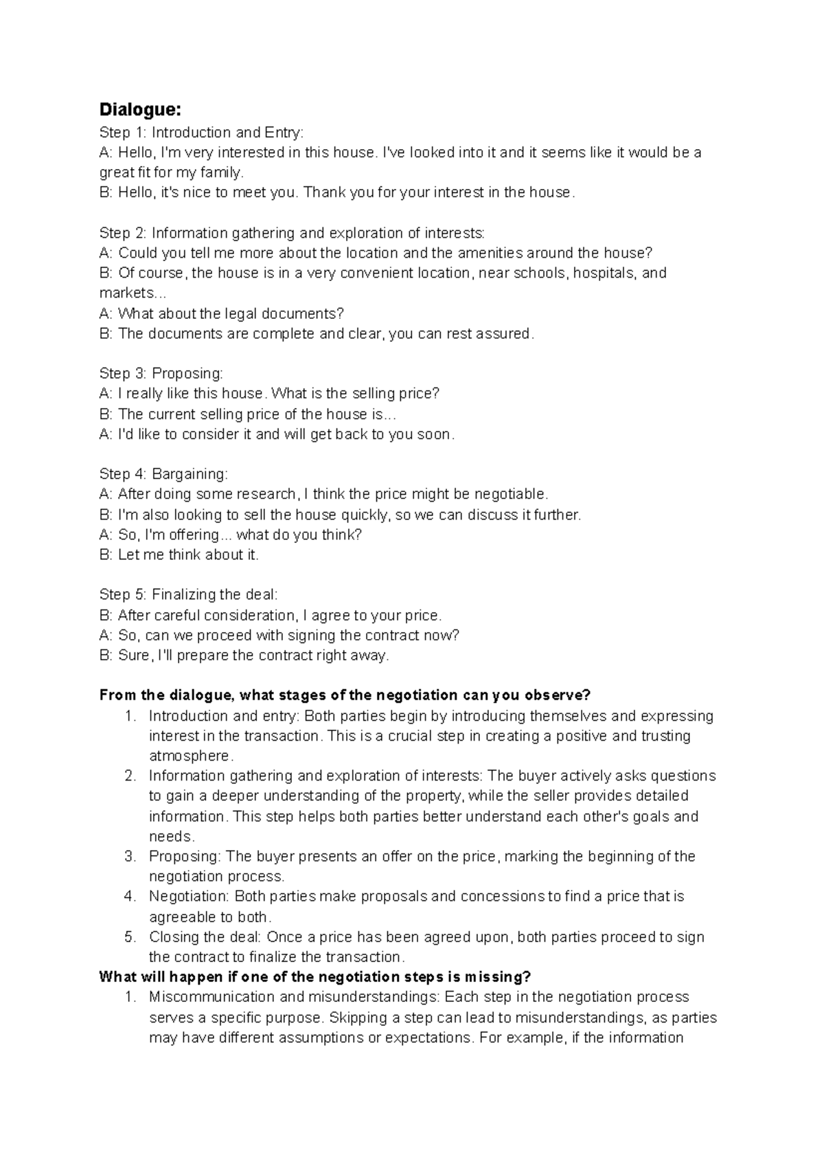 Introduction - hehehehehe - Dialogue: Step 1: Introduction and Entry: A ...