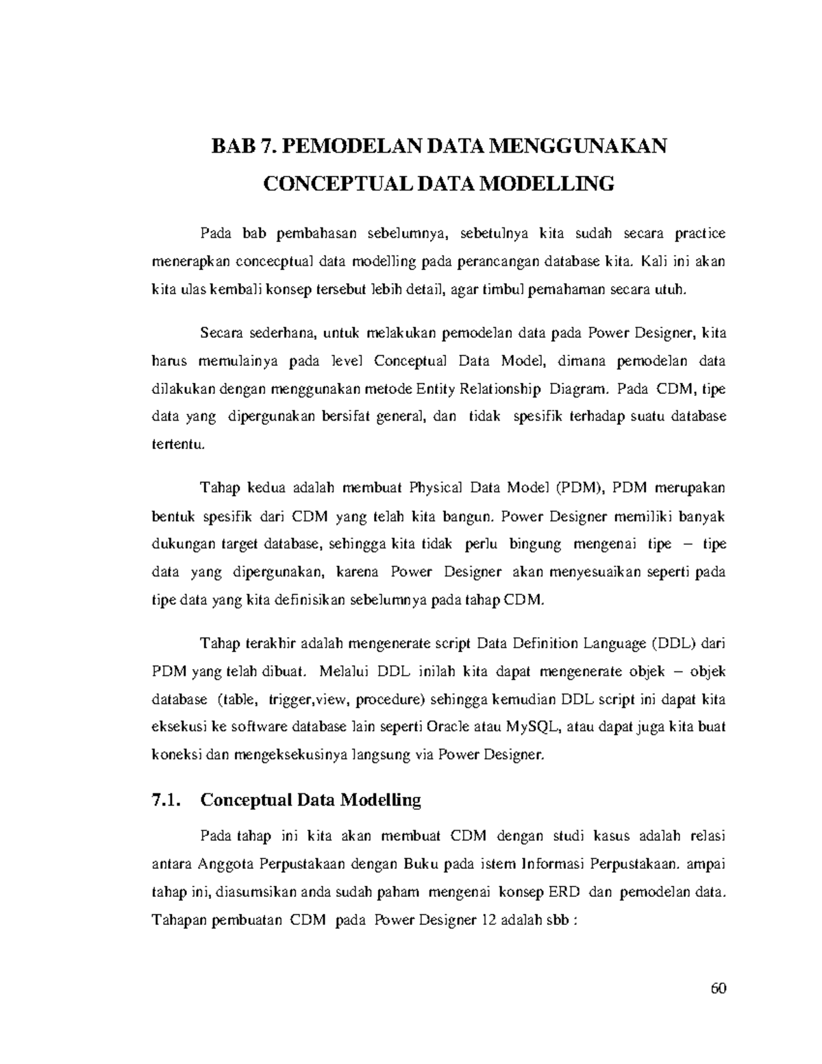 Modul Sistem Basis Data Bab 7 Pemodelan Data Menggunakan Conceptual ...