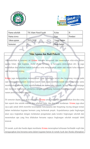 BJU Umum - Lembar Jawaban Umum Digunakan Untuk Menjawab Pertanyaan Dari ...