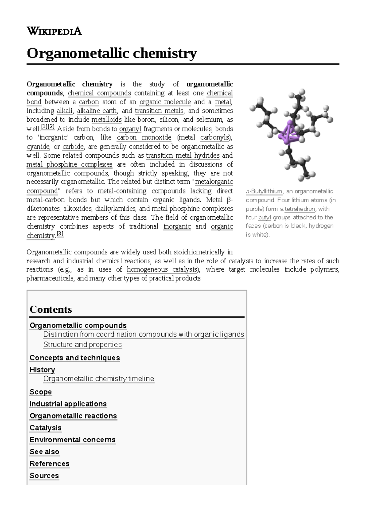 Organometallic chemistry - n-Butyllithium, an organometallic compound ...