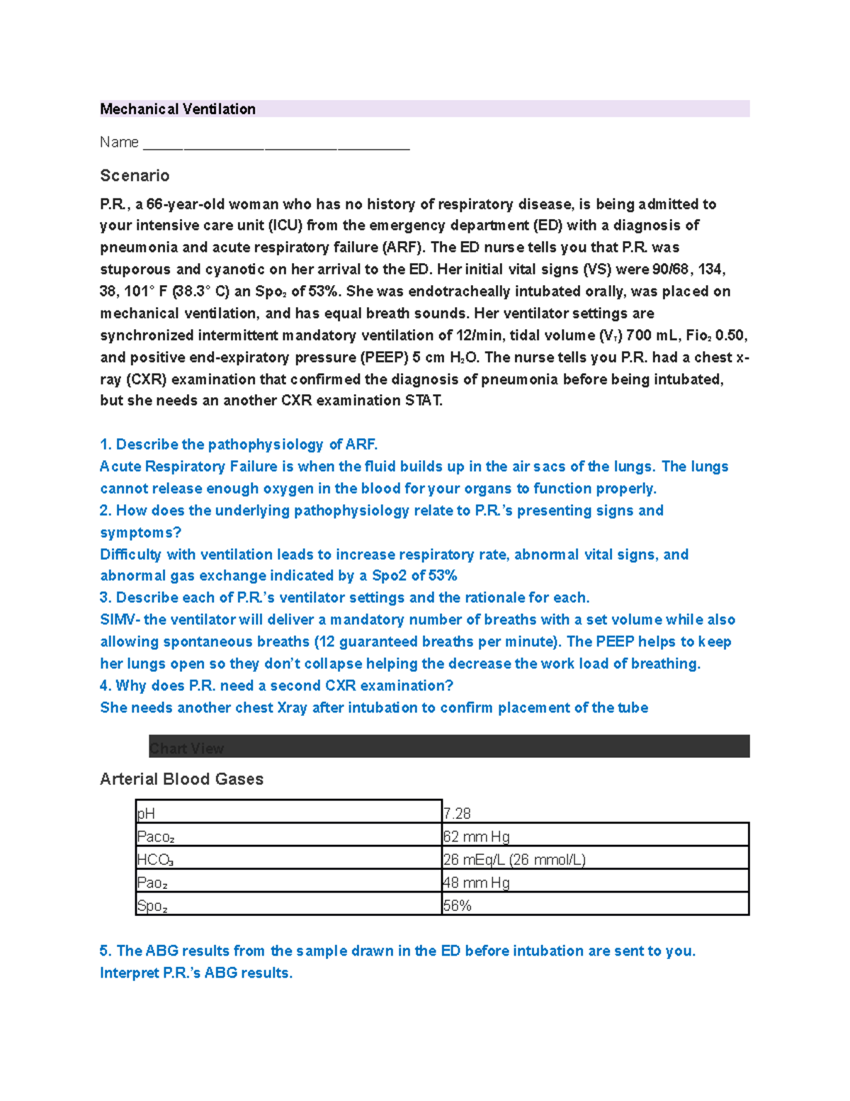 case study for ventilation