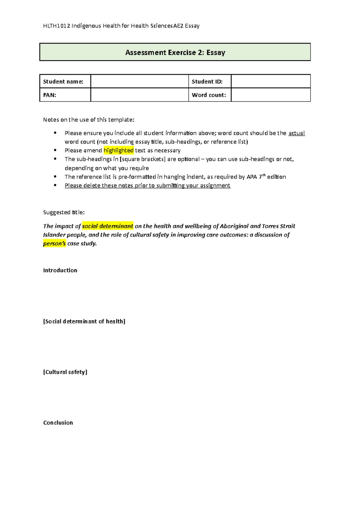 thesis template flinders