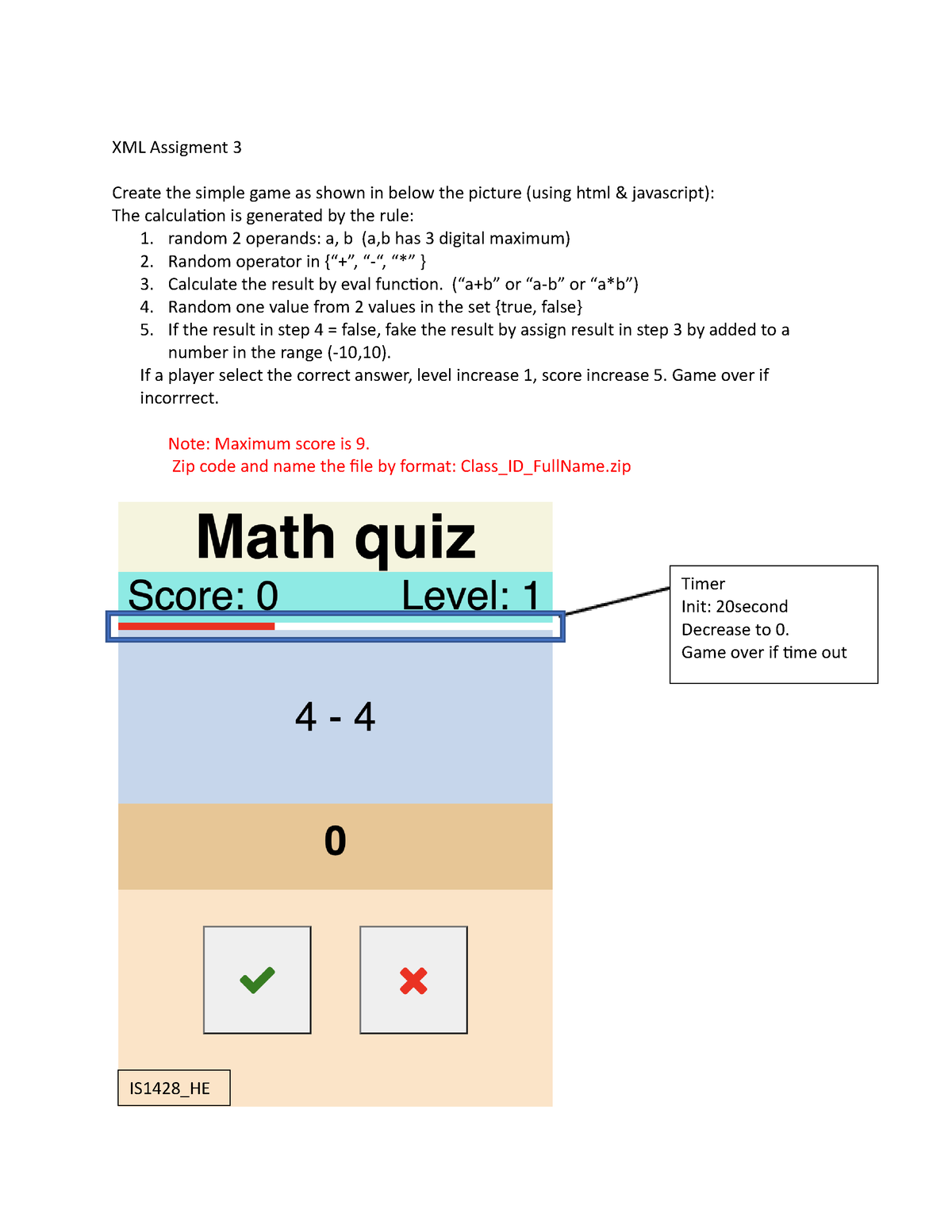 xml assignment questions