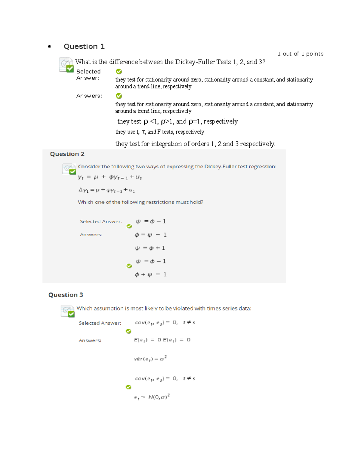 Modeling online quiz 11 200916 UWS Studocu