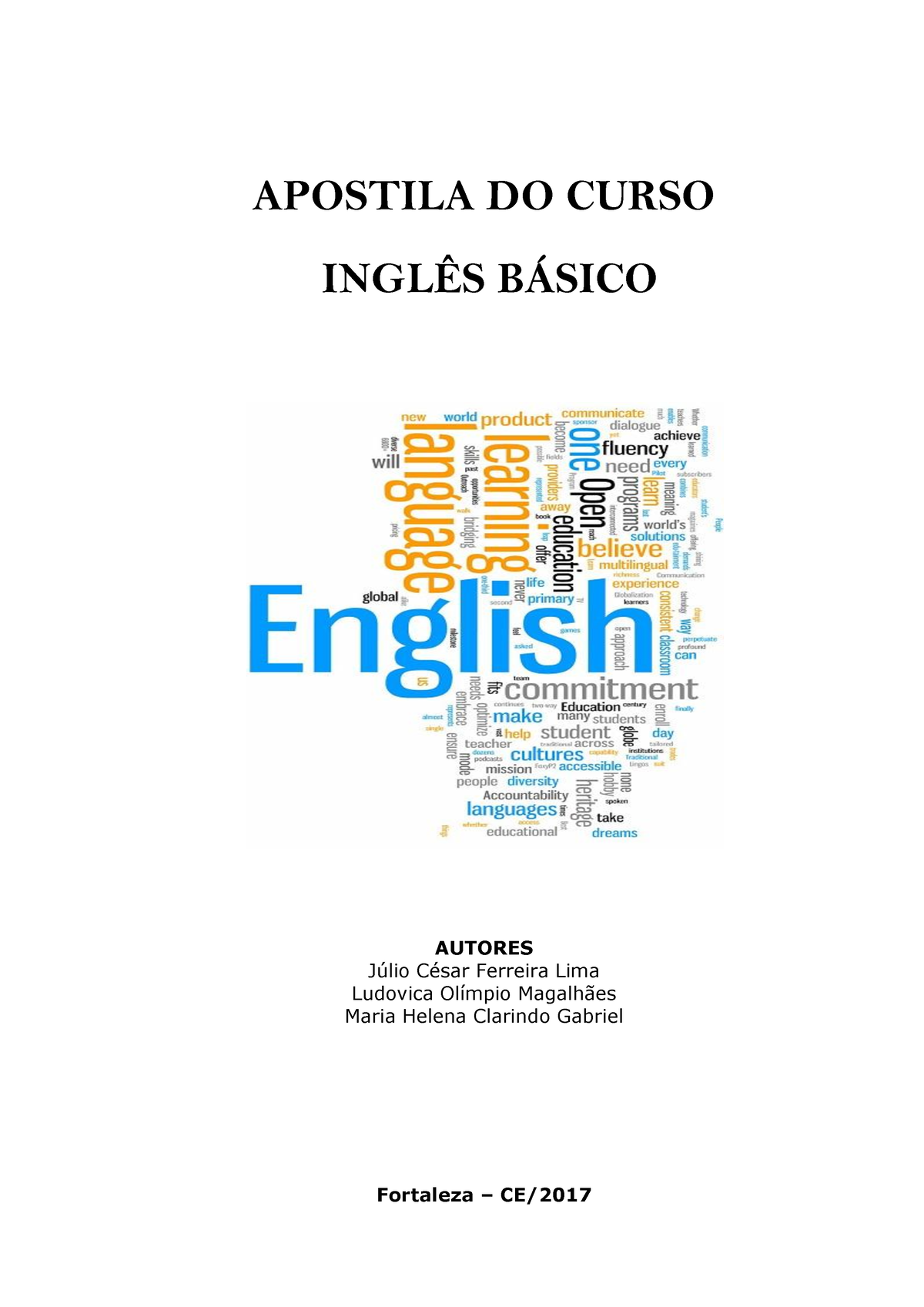 Apostila Ingles Basico - APOSTILA DO CURSO INGL S B¡SICO AUTORES J ̇lio ...