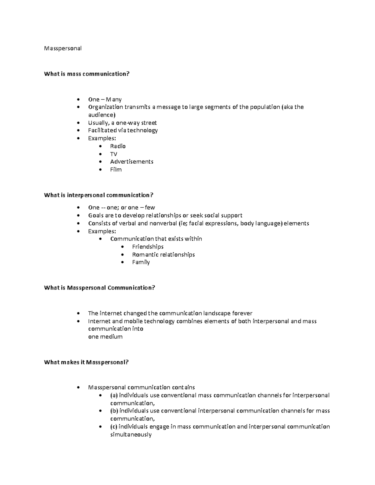 comm-118-3-3-notes-3-3-masspersonal-what-is-mass-communication-one-many-organization