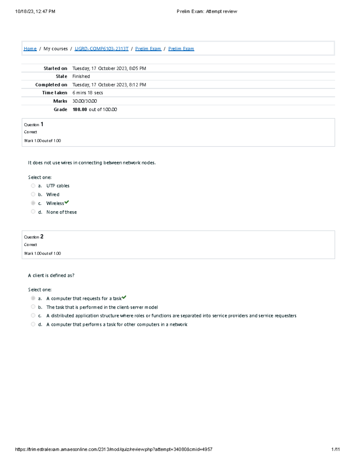 Current Trends And Issues- Prelim Exam - Home / My Courses / UGRD ...