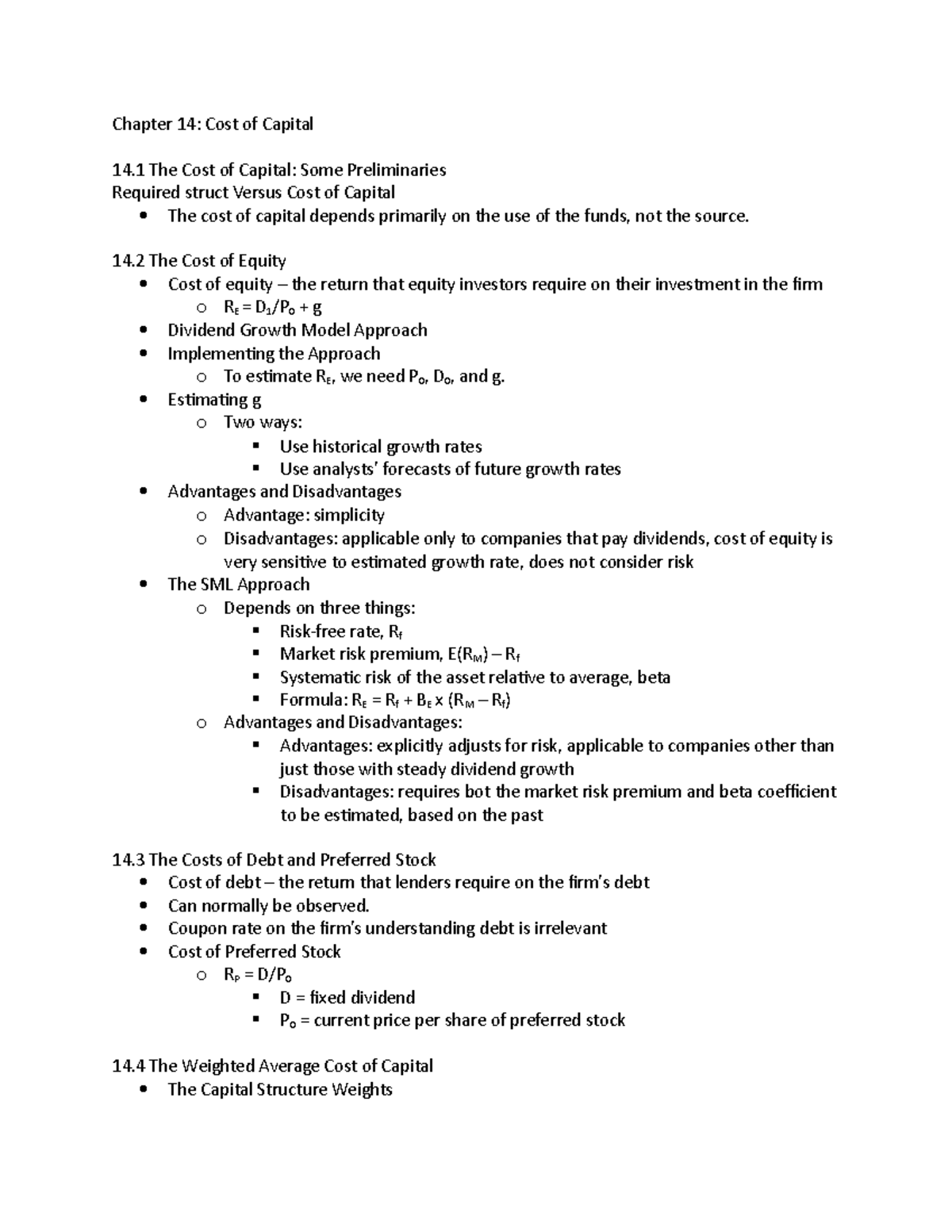 chapter-14-cost-of-capital-14-the-cost-of-equity-cost-of-equity