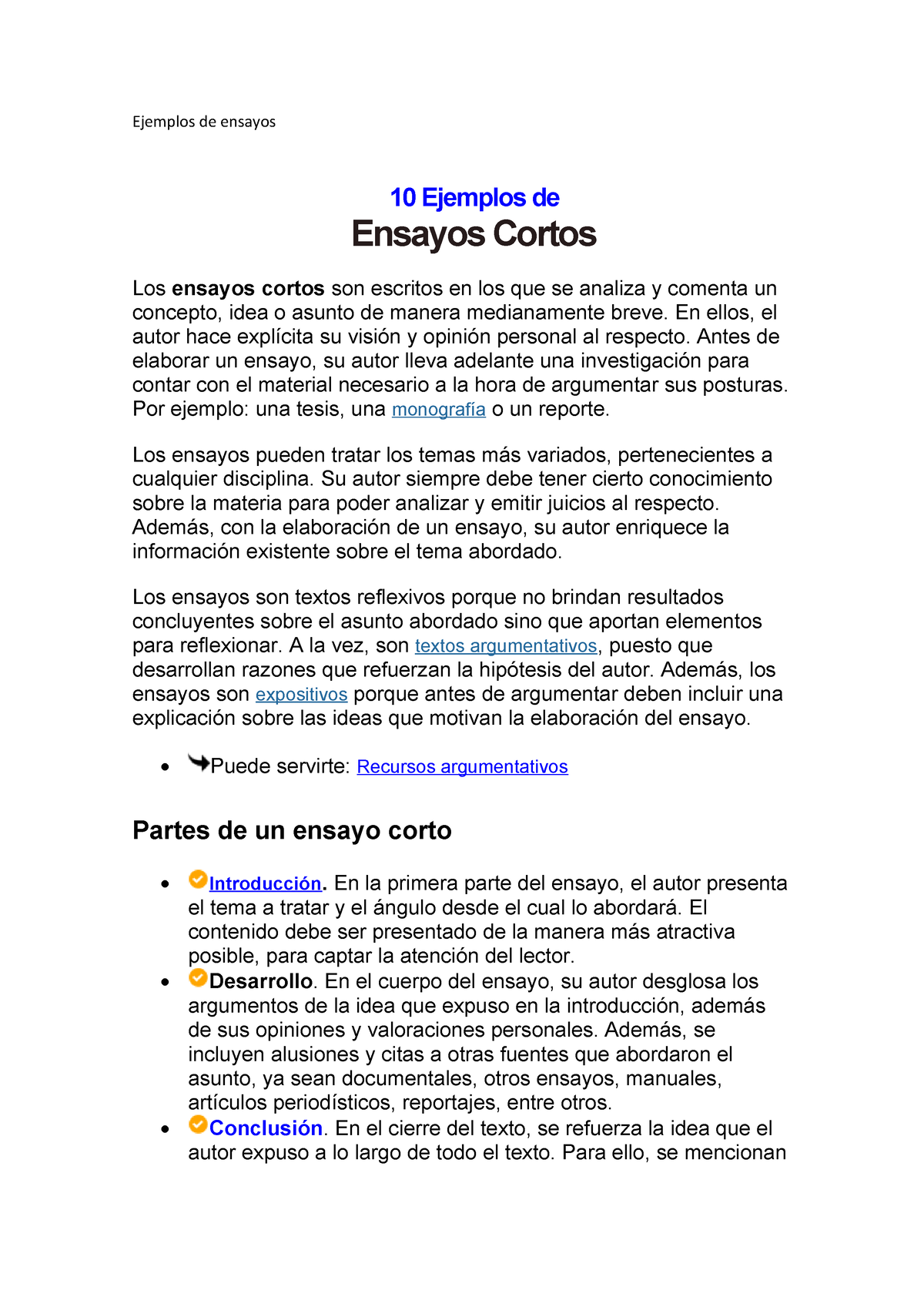 487593902 Ejemplos de Ensayos - Ejemplos de ensayos 10 Ejemplos de ...