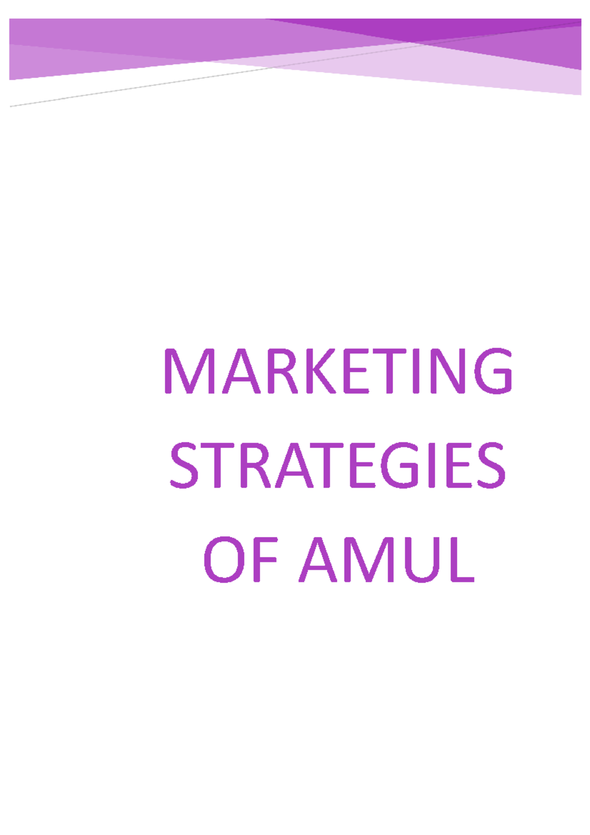marketing-strategies-of-amul-marketing-strategies-of-amul-marketing