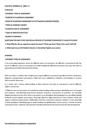 SRP - 1 - Summary BSED-science - An overview of the nervous system and ...