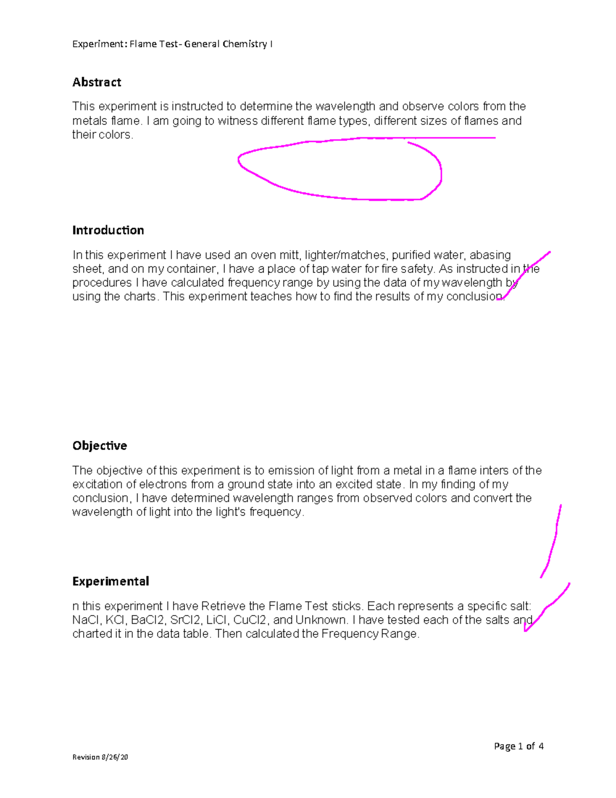 Lab+7+Flame+report%281%29 - Abstract This experiment is instructed to ...