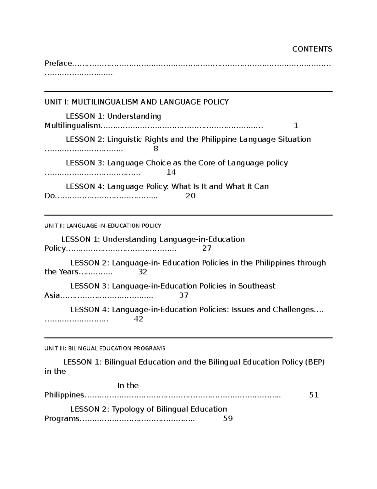 BOOK OF Language Programs AND Policies IN Multilingual Societies ...