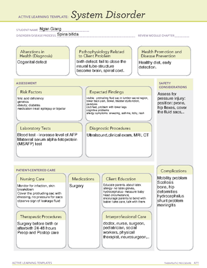 Ati system disorder mastitis - ACTIVE LEARNING TEMPLATE: System ...