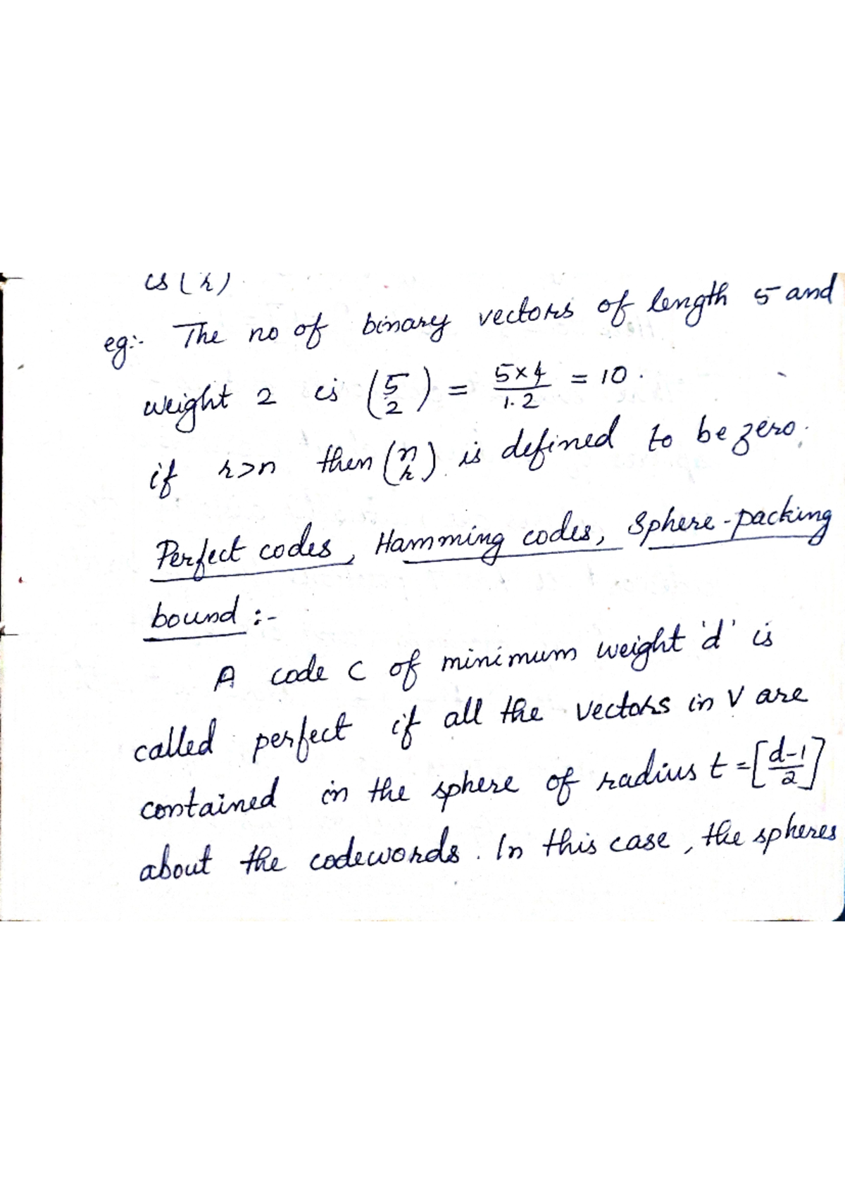 Coding theory 6 - It's a lecture note - M.Sc.Mathematics - Studocu
