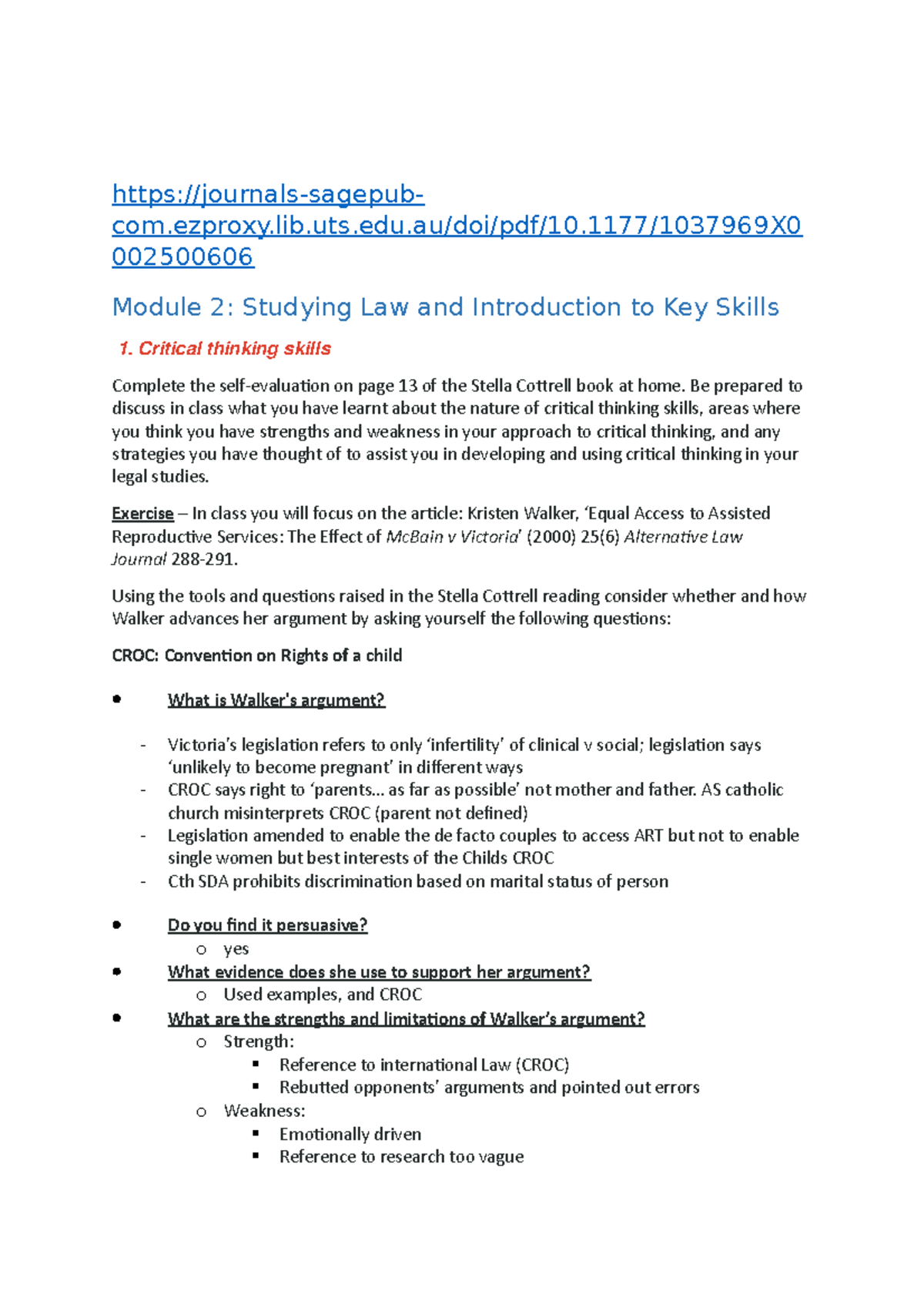 Seminar 1 - Tutorial questions and answers - https://journals-sagepub ...