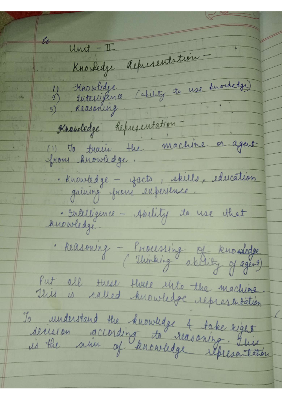 Probabilistic reasoning : Artificial intelligence unit2 - Page W Unit ...