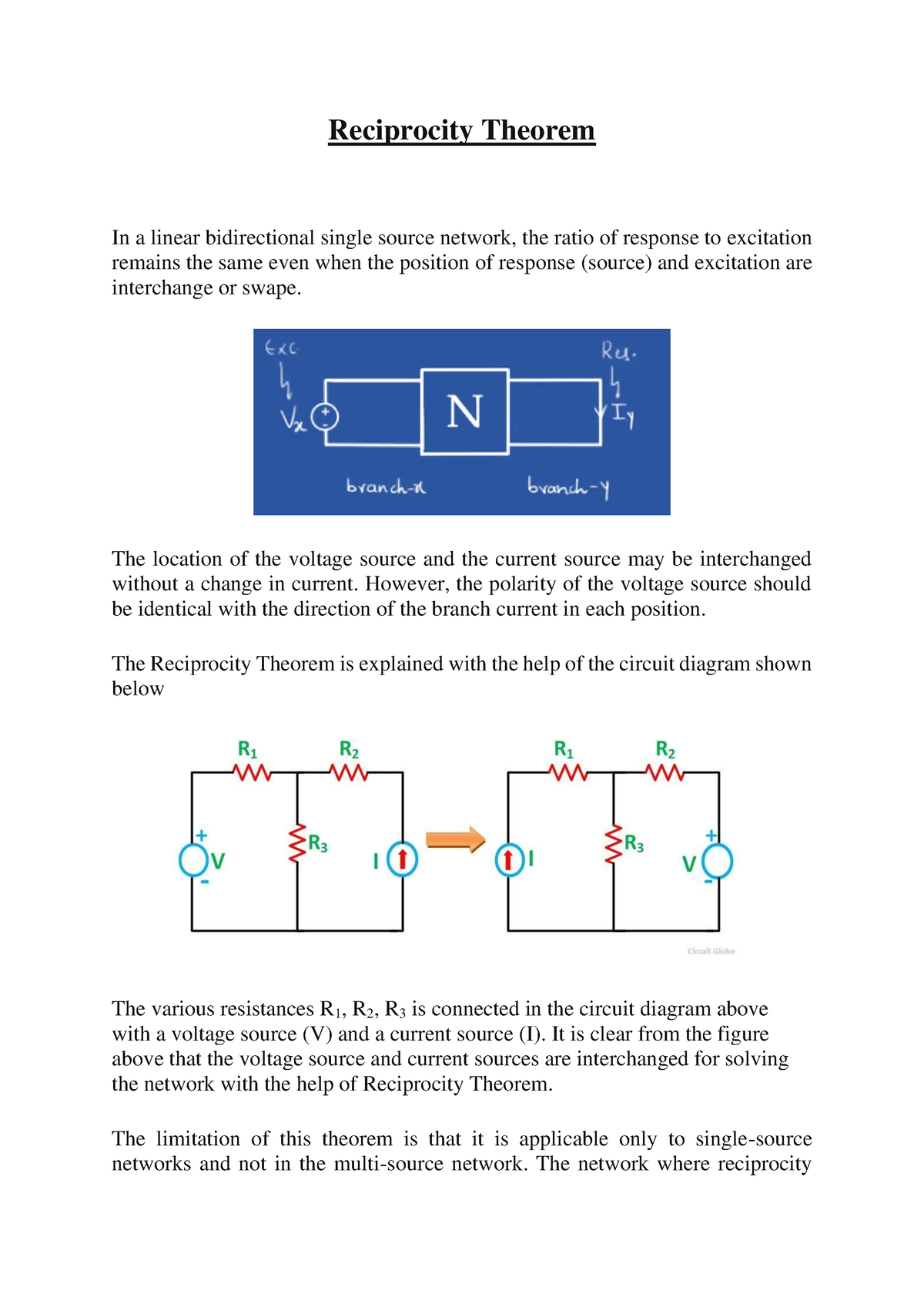 1612587695-reciprocity-theorem - Reciprocity Theorem In A Linear ...