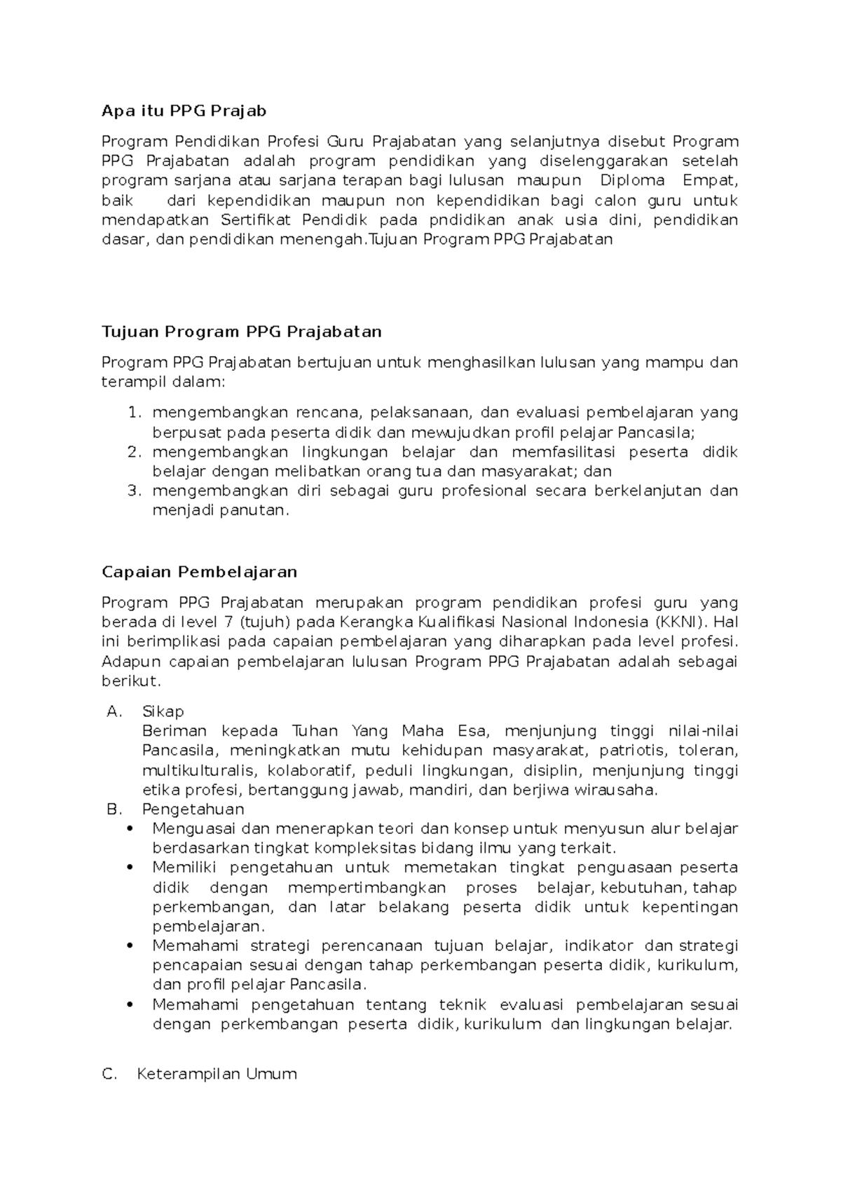 Apa itu PPG Prajab - PPG - Apa itu PPG Prajab Program Pendidikan ...
