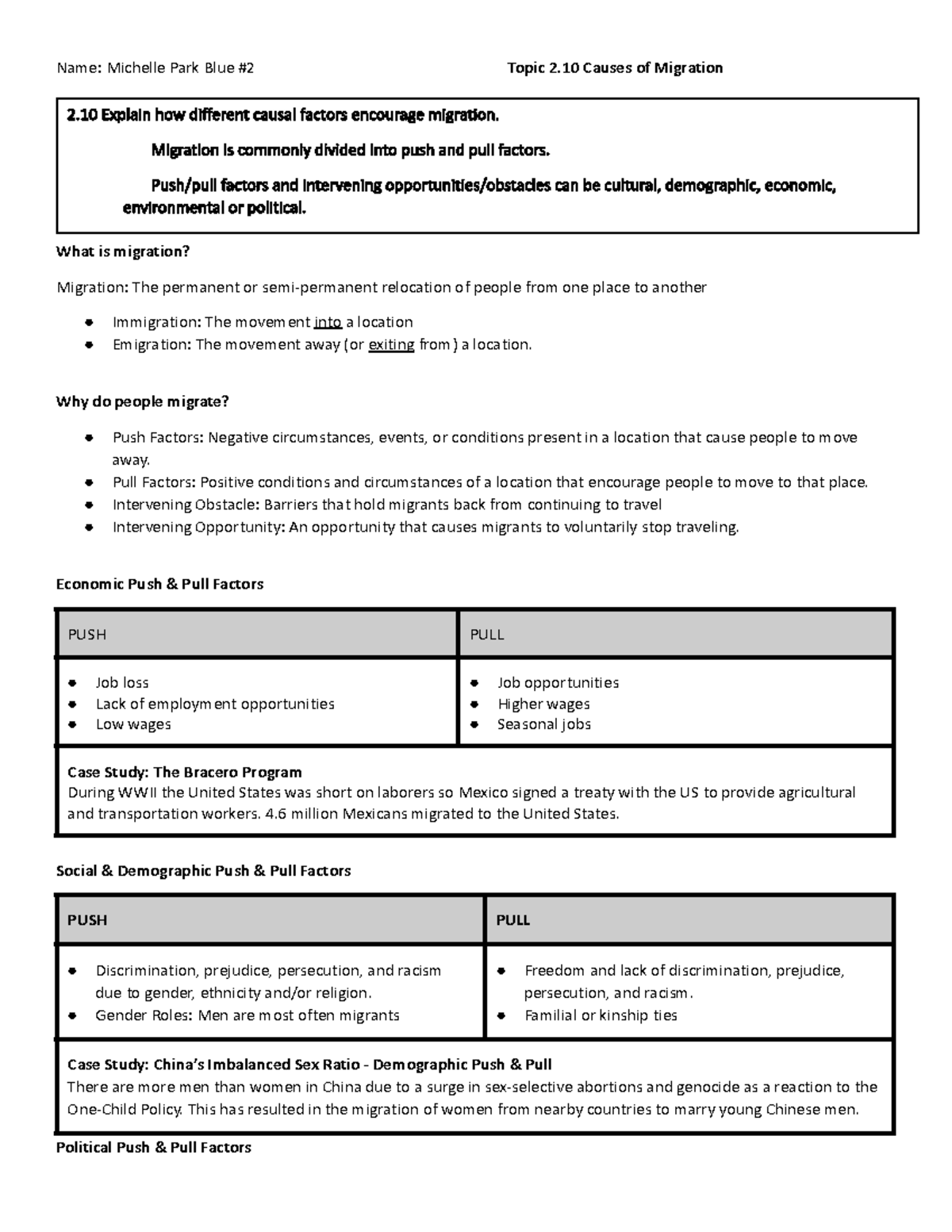 2.10 causes of migration guided notes.docx - Google Docs - Name ...