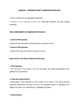 Igneous Petrology - Phase Diagrams - IGNEOUS PETROLOGY: IGNEOUS PHASE ...