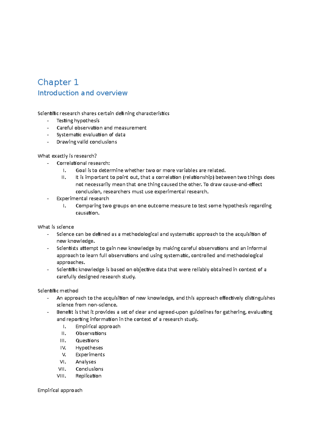 Summary essentials of research design and methodology chapter 1