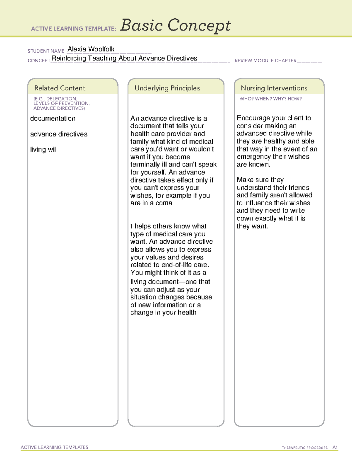 Active Learning Template Basic Concept - 101 - ACTIVE LEARNING ...