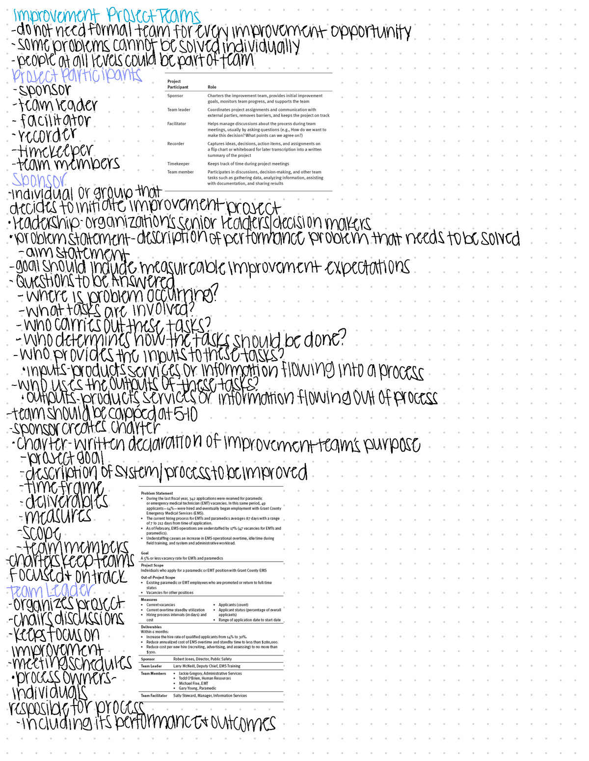 2720-chapter-7-notes-improvement-projectteams-do-not-need-formal