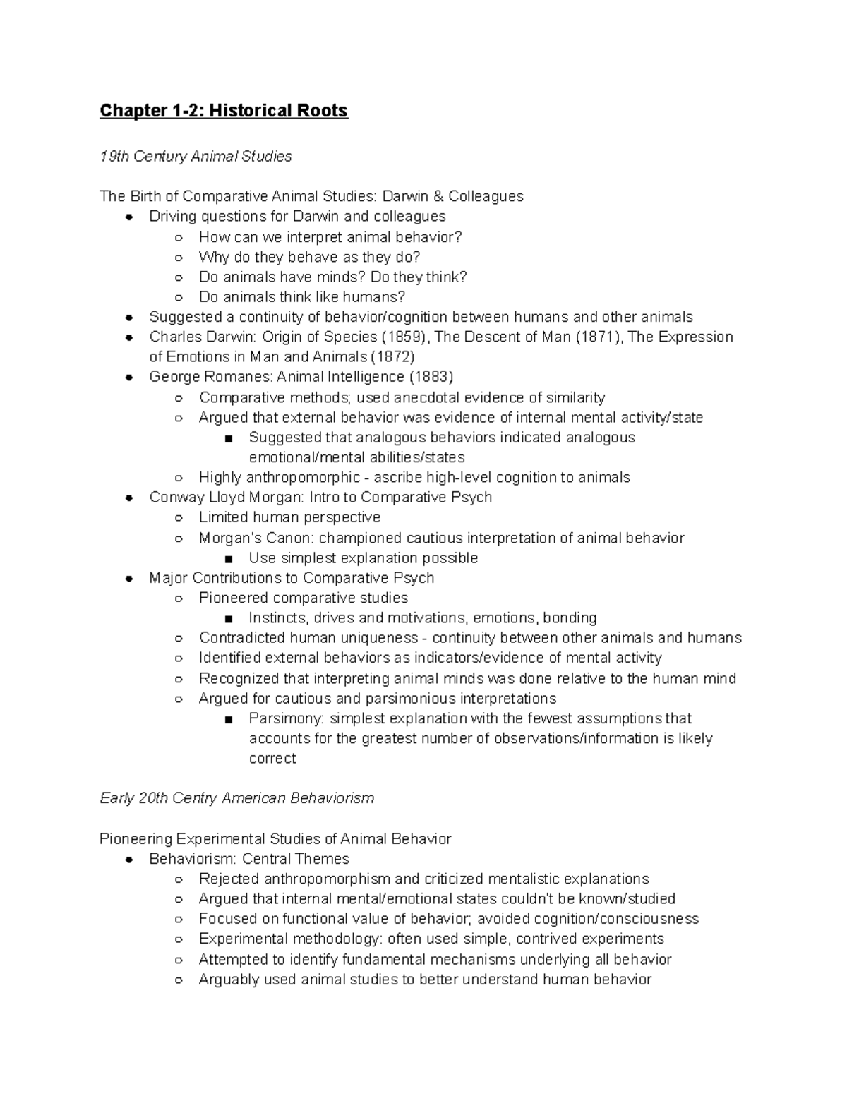 comparative-psych-ch-chapter-1-2-historical-roots-19th-century