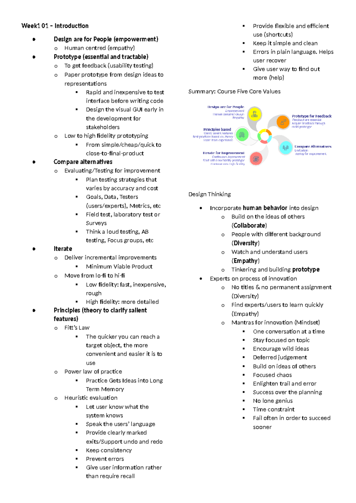 Week 1 Notes - Week1 01 – Introduction - Design are for People ...