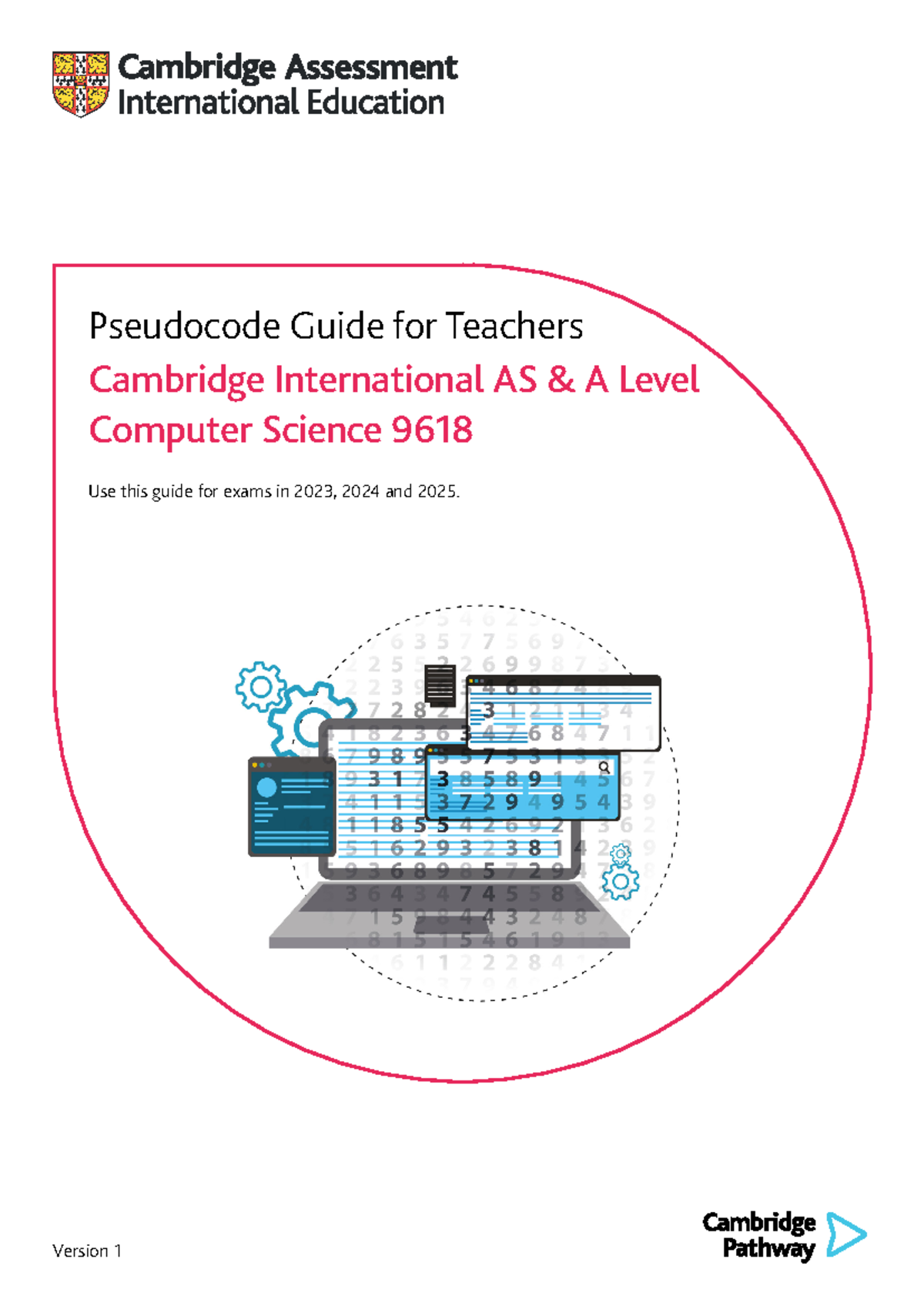 Pseudocode Guide 9618 AS level - Version 1 Pseudocode Guide for ...