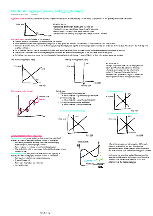 [Solved] A graph has Real GDP along the horizontal axis and Price Level ...