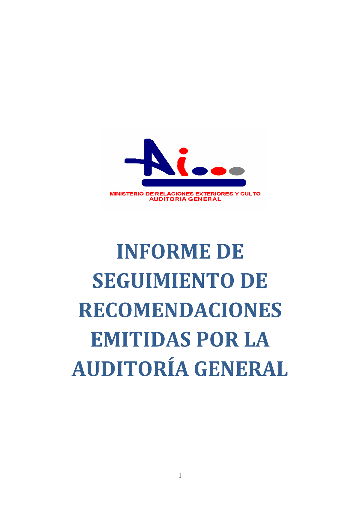 Informe De Seguimiento 2018 Informe De Seguimiento De Recomendaciones