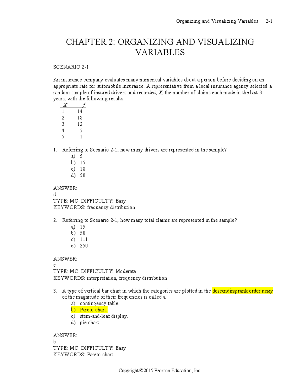 1806 - Organizing and Visualizing Variables 2- 1 CHAPTER 2: ORGANIZING ...