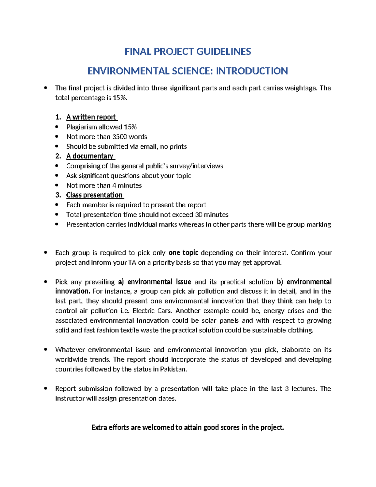 732 9073 313113 - notes - FINAL PROJECT GUIDELINES ENVIRONMENTAL ...