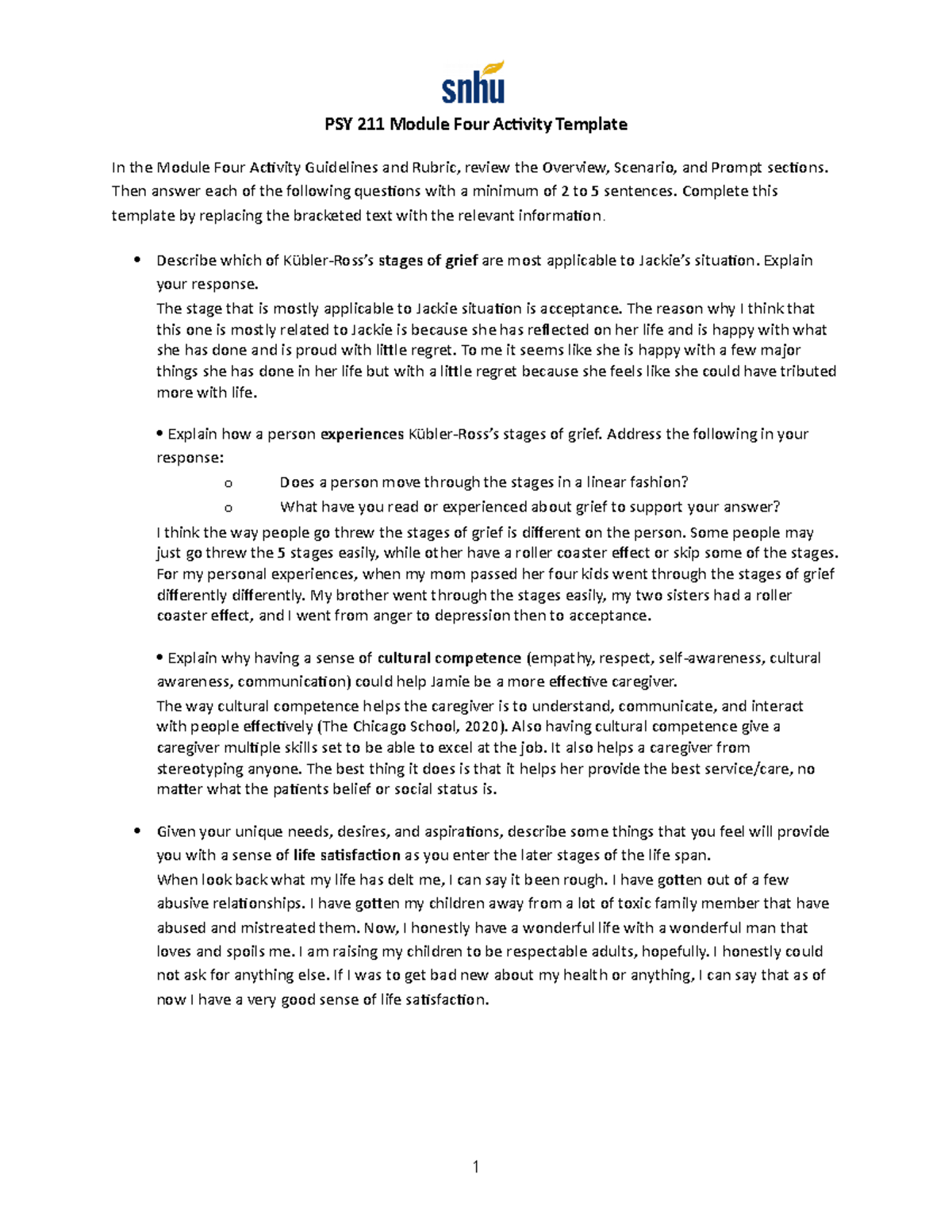 LS Module 4 Activity Template (1) answetred - PSY 211 Module Four ...