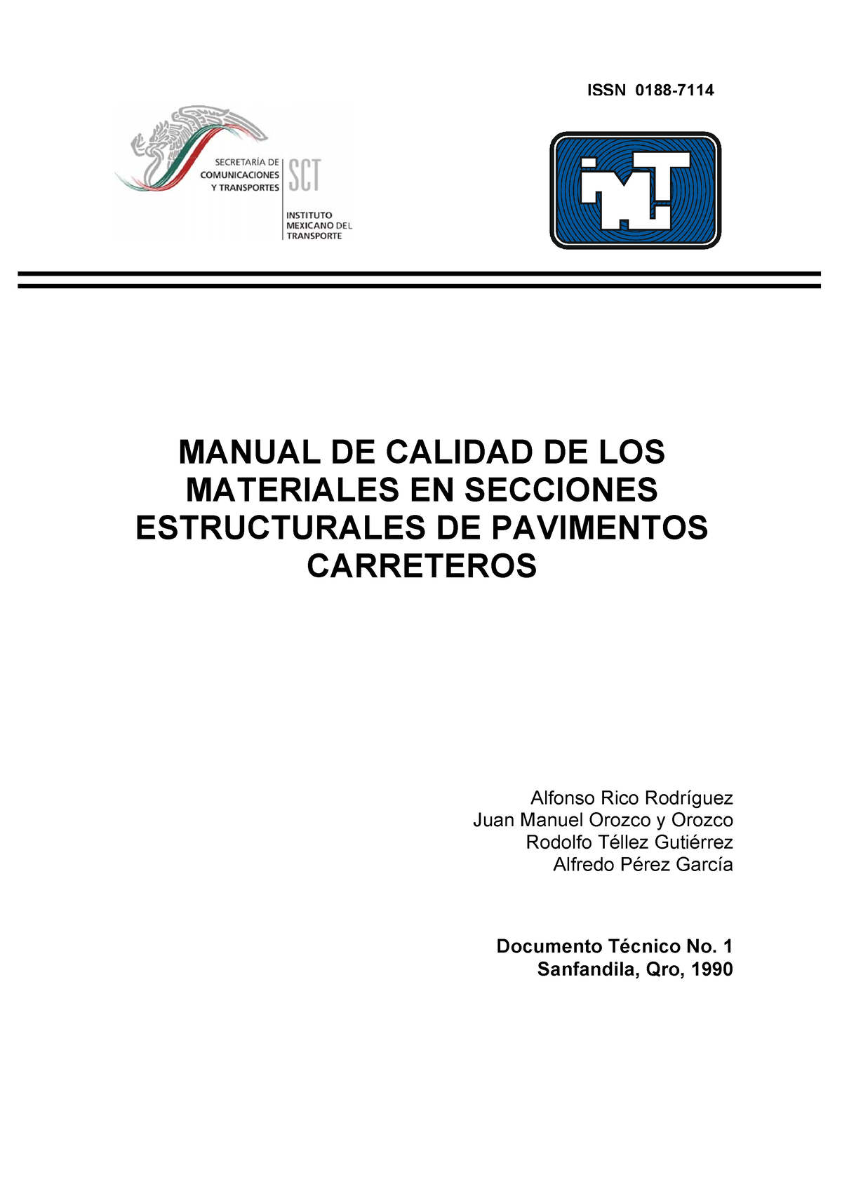 Dt1 - MANUAL DE CALIDAD DE LOS MATERIALES EN SECCIONES ESTRUCTURALES DE ...