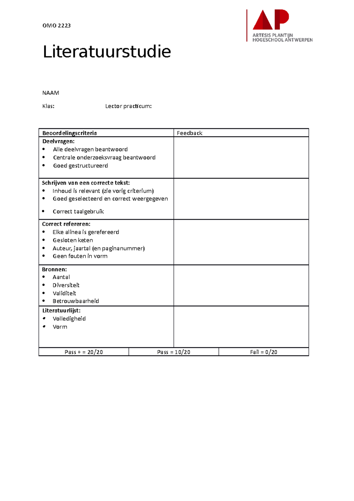 Literatuurstudie Onderzoeksmethoden - OMO 2223 Literatuurstudie NAAM ...