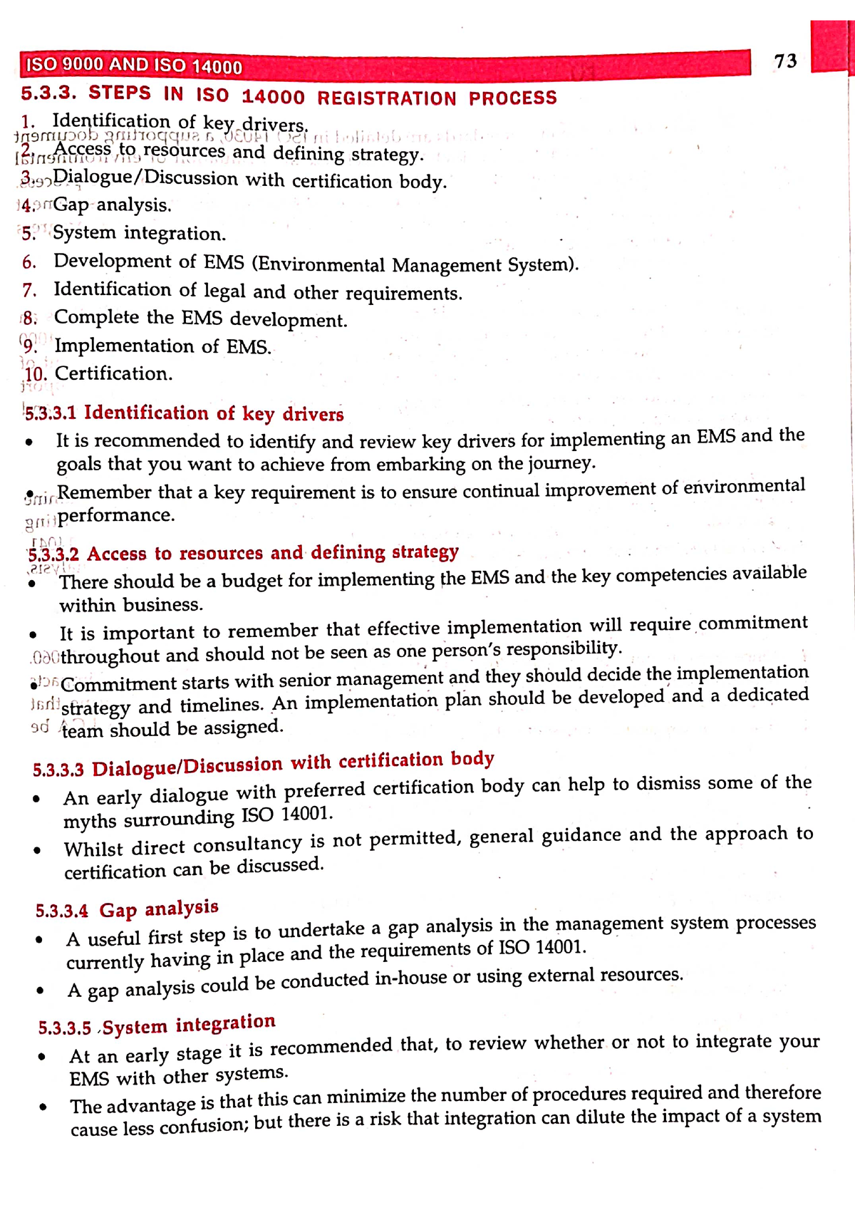 ISO 14000 Steps - Pharmaceutical Quality Assurance - Pharmacy - Studocu