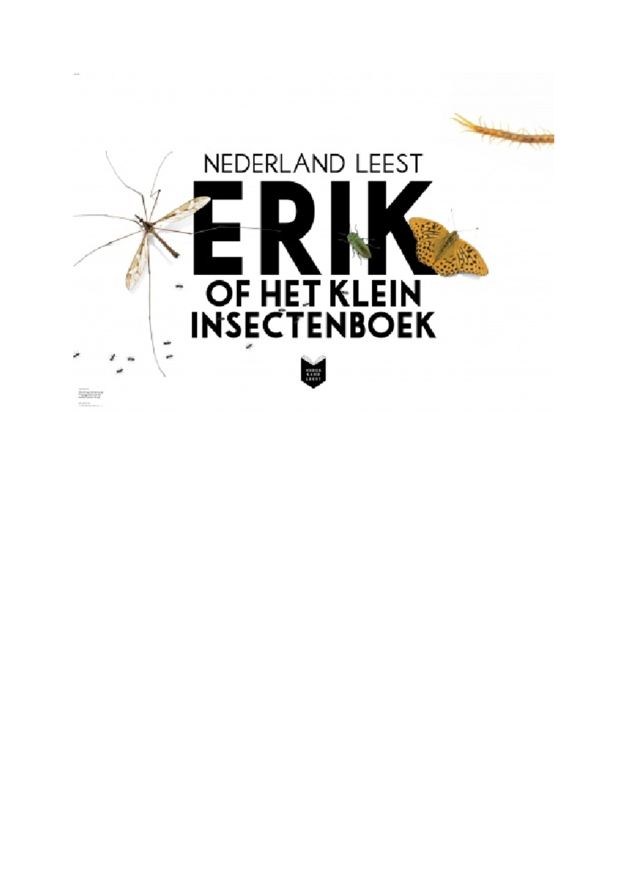 Erik of het klein insectenboek Godfried Bomans boekverslag boek gegevens Titel Erik of het